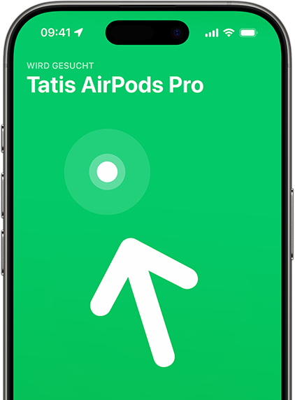 iPhone, das „Wo ist?“ für AirPods Pro zeigt